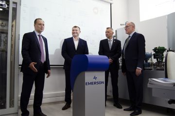 Открытие лаборатории по автоматизации технологических процессов при поддержке Emerson и НПП «ГКС»