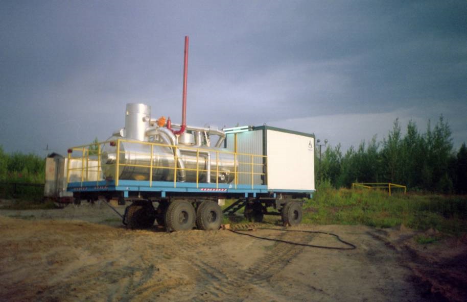 Мобильная установка для освоения нефтегазодобывающих скважин